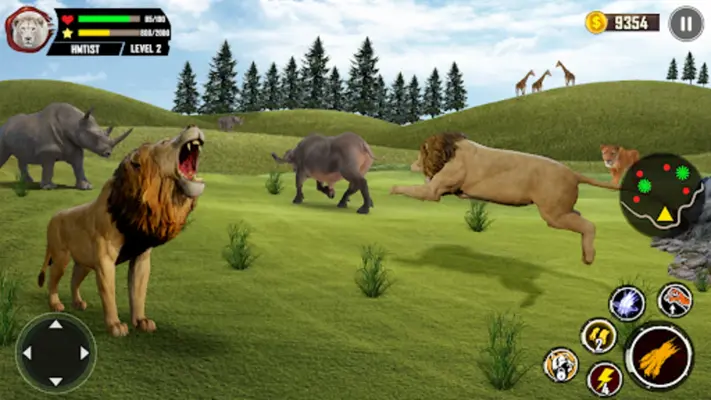 Lion Simulator Animal Games 3d android App screenshot 1