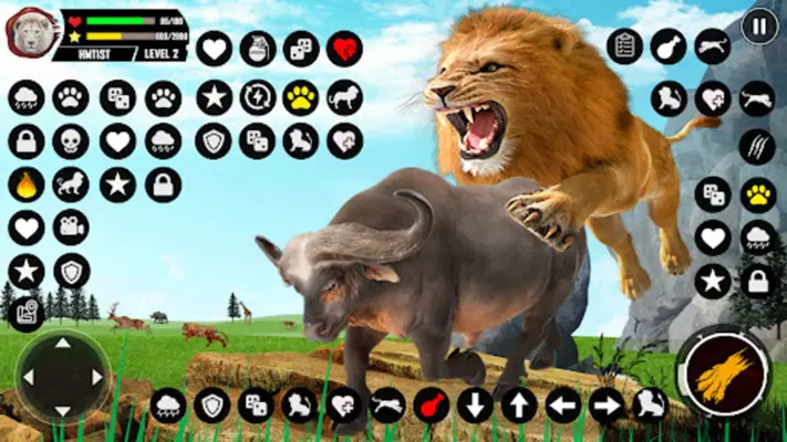 Lion Simulator Animal Games 3d android App screenshot 5